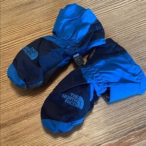 The North Face Toddler Blue Waterproof Mittens